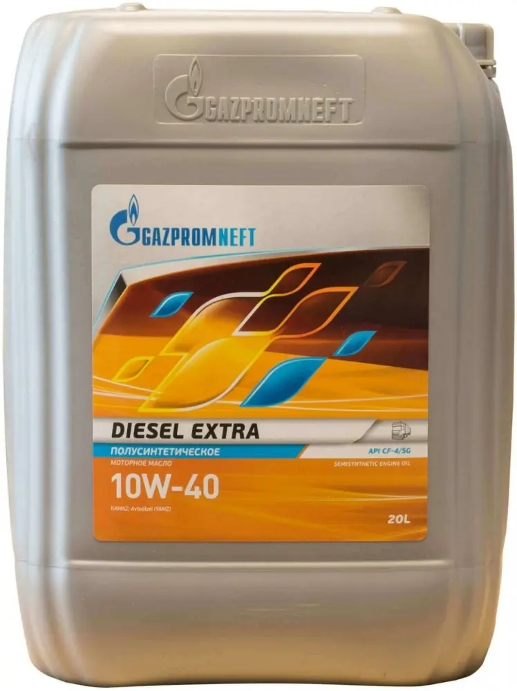 Моторное масло Полусинтетическое Gazpromneft Diesel Extra 10W-40 20 л