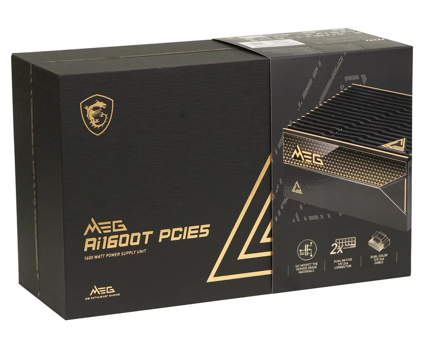 Блок питания MSI MEG Ai1600T PCIE5 1600W купить,NaN