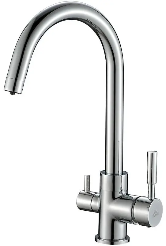 Смеситель для кухни Haiba HB76840, латунь, цвет стальной
