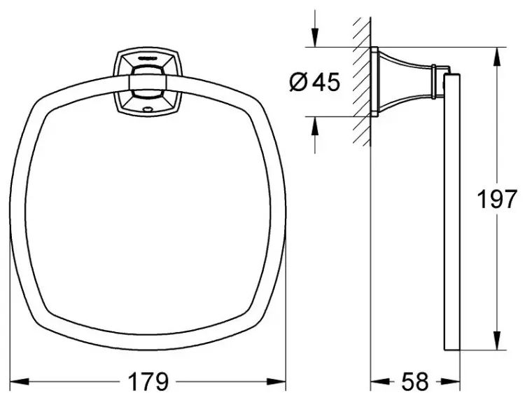 Grohe держатель 40630IG0 1 шт, латунь купить,NaN