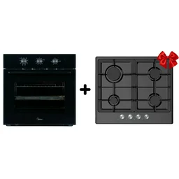 Духовой шкаф Midea MO 12800 GB + варочная поверхность Midea MG 606 B