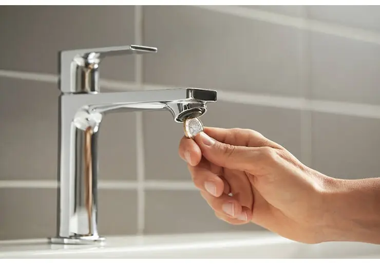 Смеситель Hansgrohe Rebris E CoolStart 72559000, латунь, цвет хром купить,105600
