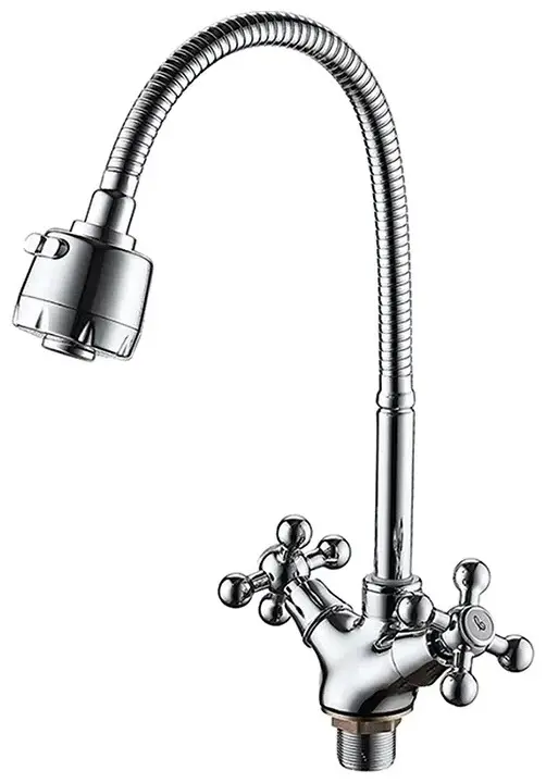 Смеситель для кухни LEDEME L4319-3, цинк, цвет хром купить,19300