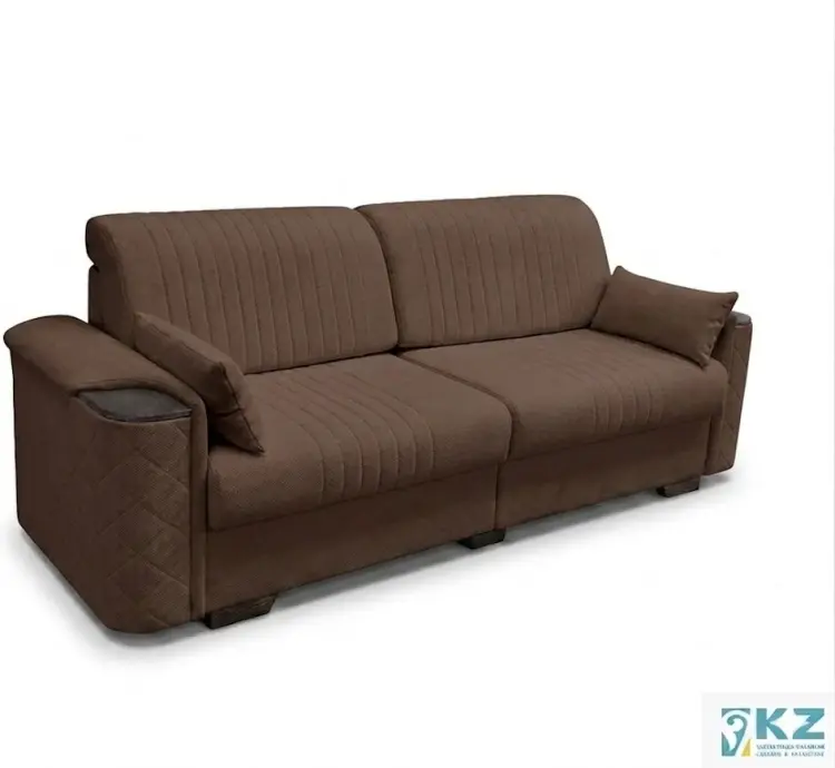 Диван Николь, 250х110 см, обивка ткань, коричневый купить,NaN