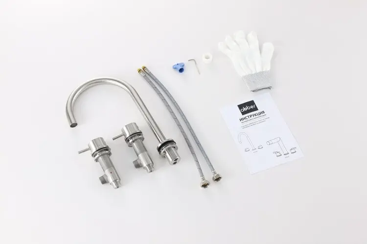 Смеситель Abber Wasser Kreis 316 AF8108BST-M, нержавеющая сталь, цвет хром купить,237000