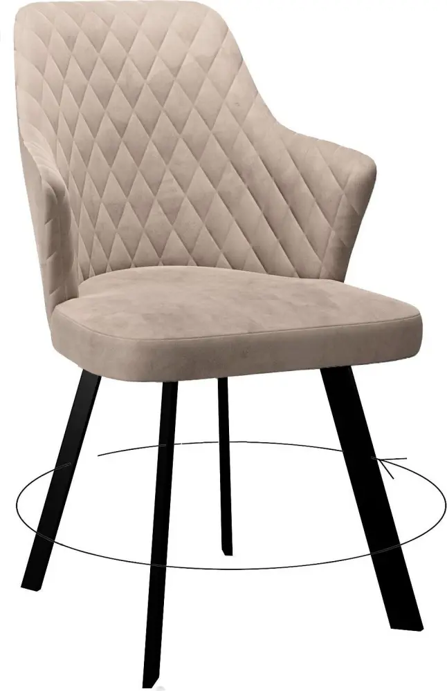 Стул ДИК DikLine 245, 85x50x63 см, капучино 1 шт. купить,NaN