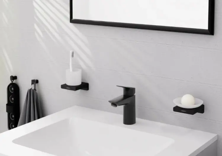 Hansgrohe мыльница AddStoris 41746670 1 шт, металл, стекло