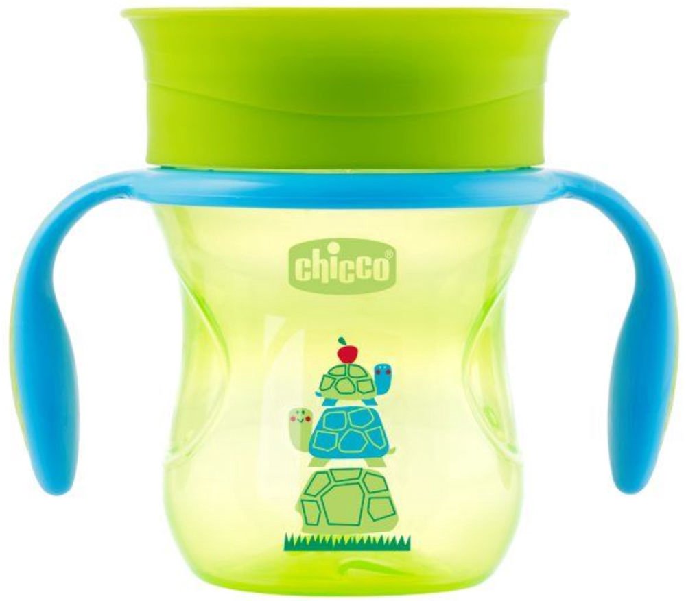 Поильник Chicco Perfect Cup 12м+ 200мл зеленый купить,NaN