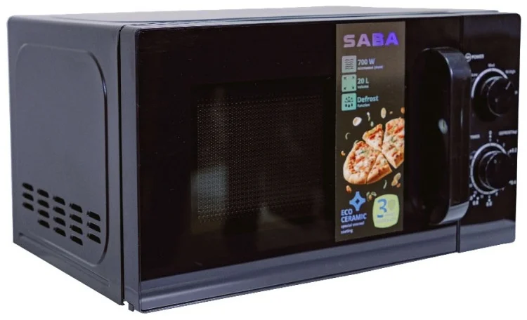 Микроволновая печь Saba MS720HBL Black - ForteMarket Микроволновая печь Saba MS720HBL Black купить,0