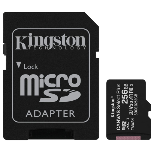 Карта памяти Kingston SDCS2/256GB Class 10 256GB + адаптер
