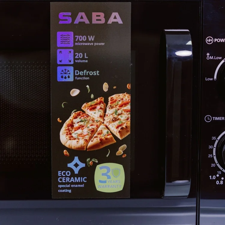 Микроволновая печь Saba MS720HBL Black - ForteMarket Микроволновая печь Saba MS720HBL Black купить,0