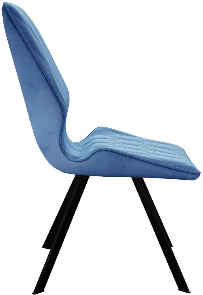 Стул ДИК DikLine 243, 90x50x65 см, синий 1 шт.