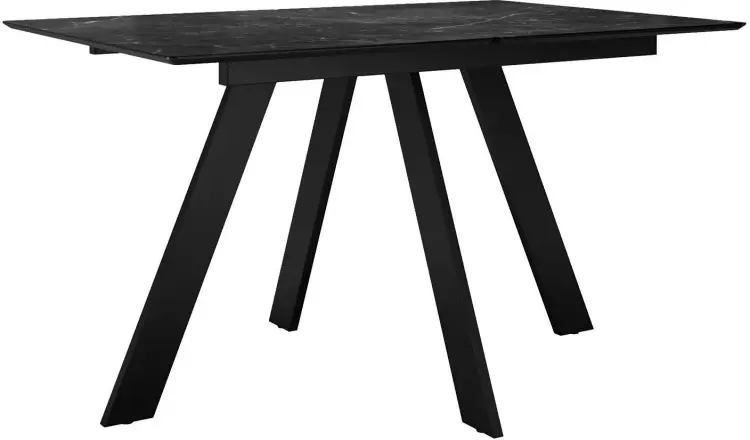 Обеденный стол ДИК DikLine DKD120, 120х80x78 см, керамогранит, черный купить,NaN