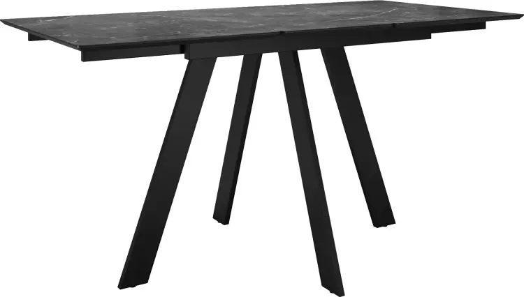 Обеденный стол ДИК DikLine DKD120, 120х80x78 см, керамогранит, черный купить,NaN