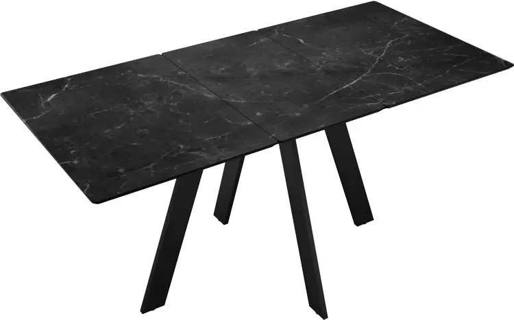 Обеденный стол ДИК DikLine DKD120, 120х80x78 см, керамогранит, черный купить,NaN