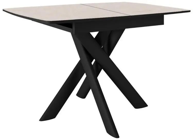 Обеденный стол ДИК DikLine DKB110, 110х80x76 см, керамика, бежевый купить,NaN