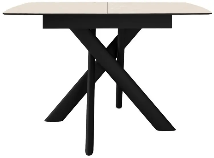 Обеденный стол ДИК DikLine DKB110, 110х80x76 см, керамика, бежевый купить,NaN