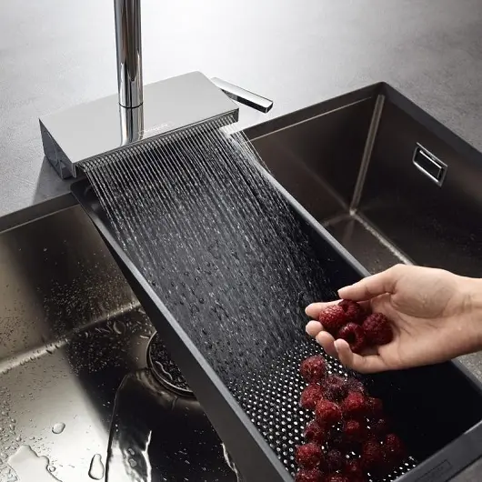 Смеситель для кухни Hansgrohe Aquno Select M81 73836800, латунь, цвет хром купить,NaN