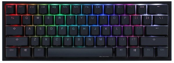 Клавиатура Ducky One 2 Mini Cherry Blue RGB LED UA/RU Black-White DKON2061ST-CRUPDAZT1