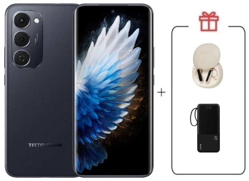 Смартфон Tecno Spark 40 Pro+ 8/256Gb Nebula Black + подарок купить,NaN