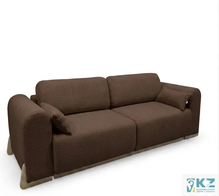 Диван Дюна, 250х120 см, обивка микровелюр, коричневый купить,NaN