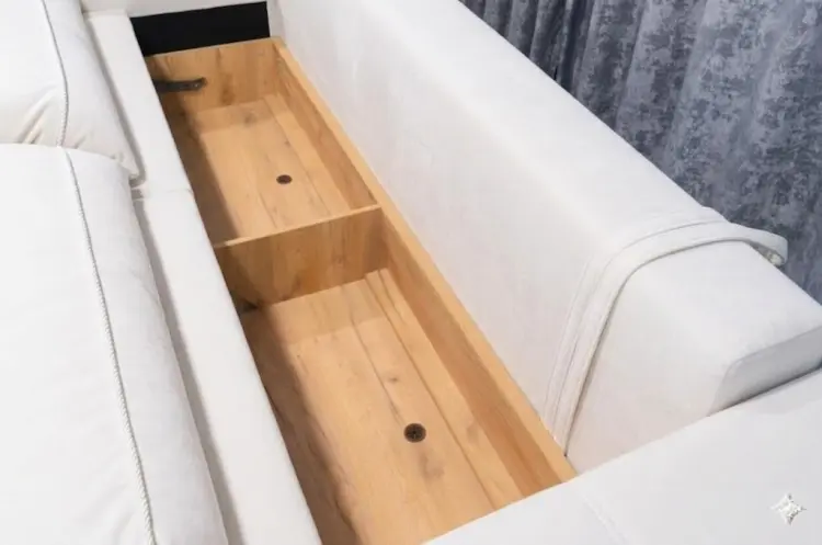 Диван Кубо, 260х120 см, обивка микровелюр, белый купить,NaN