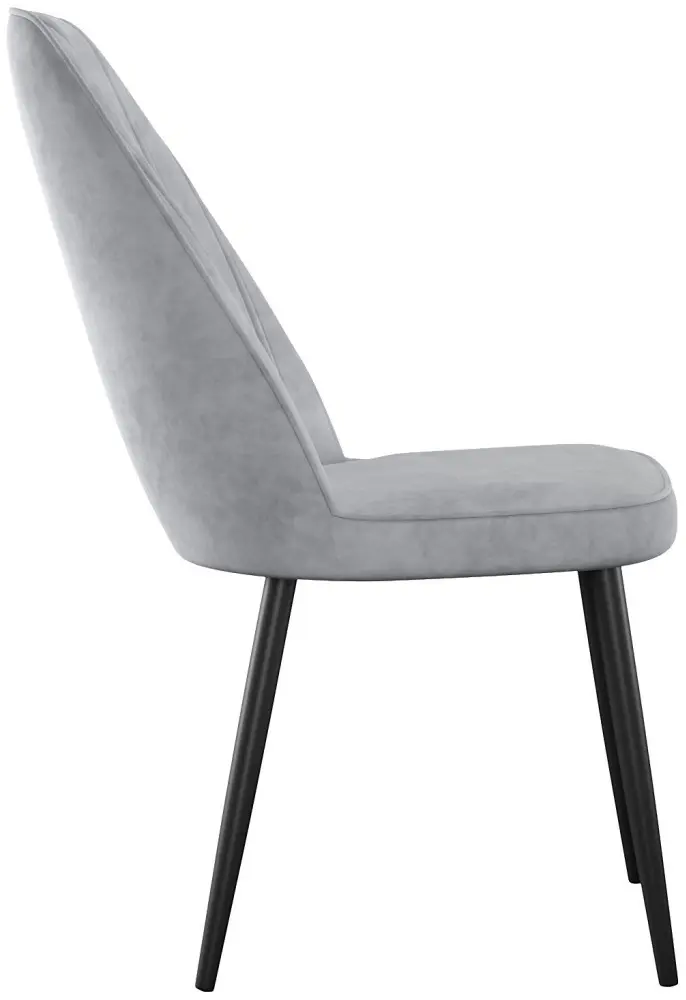 Стул ДИК DikLine 326 B22 GREY, 100x46x64 см, серый 1 шт.
