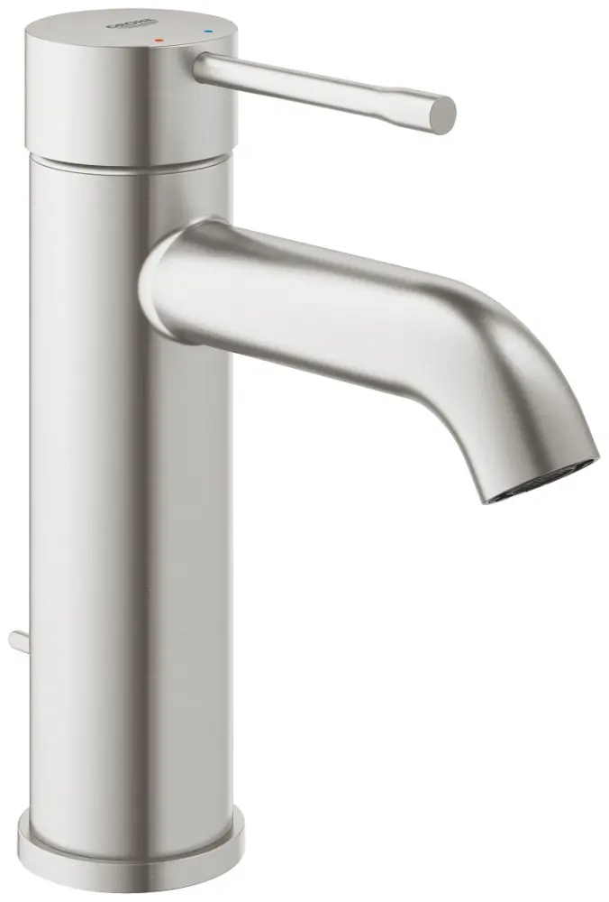 Смеситель для раковины (умывальника) Grohe 24171 цвет стальной, однозахватный купить,NaN