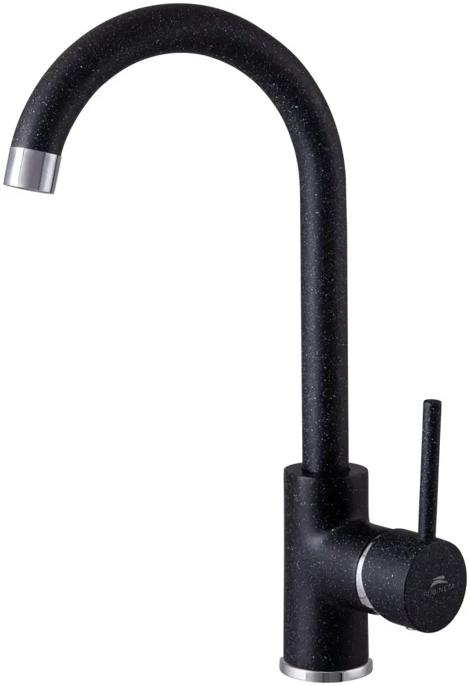 Смеситель для кухни (мойки) Rubineta Axe-33 BK AX30068, однозахватный