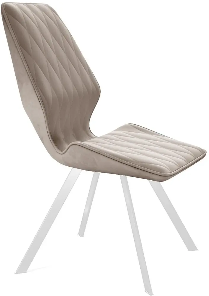 Стул ДИК DikLine 243, 90x50x65 см, бежевый, белый 1 шт. купить,NaN