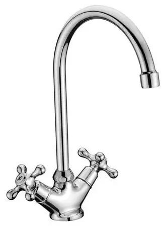 Смеситель для кухни (мойки) Lemark Standard LM2105C, двухзахватный