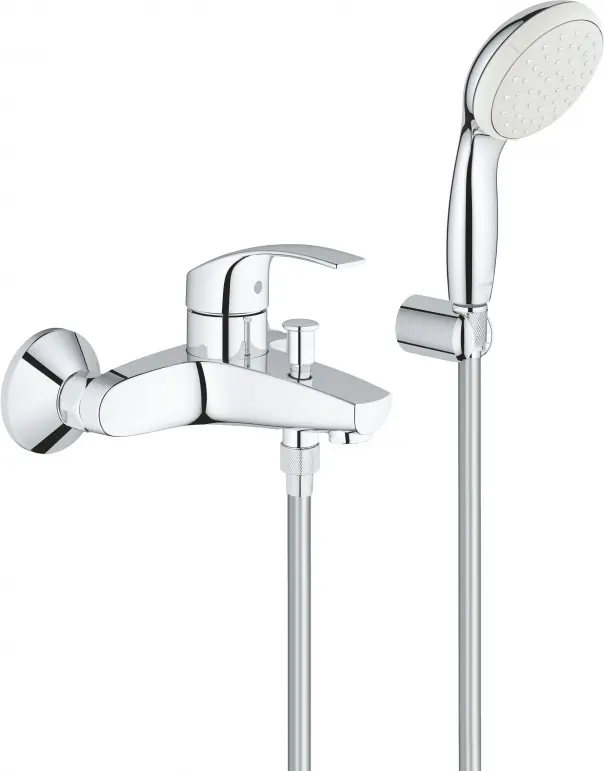 Смеситель для ванны с душем Grohe Eurosmart, однозахватный купить,106100