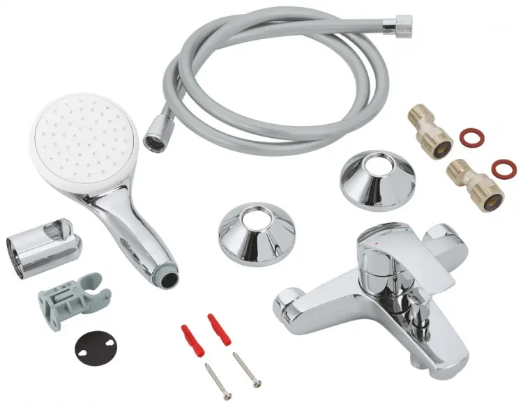 Смеситель для ванны с душем Grohe Eurosmart, однозахватный купить,106100