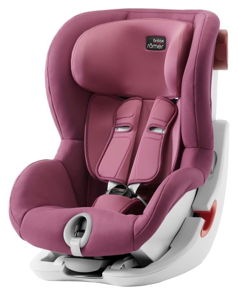 Автокресло Britax Roemer King II Black Series Trendline wine rose купить,NaN