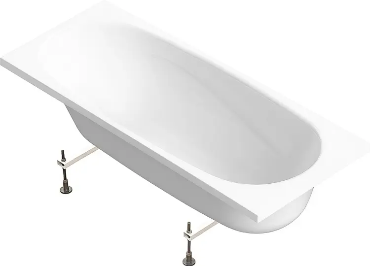 Ванна акриловая KABINKA.KZ ECO Standard (с ножками) 160x70 см