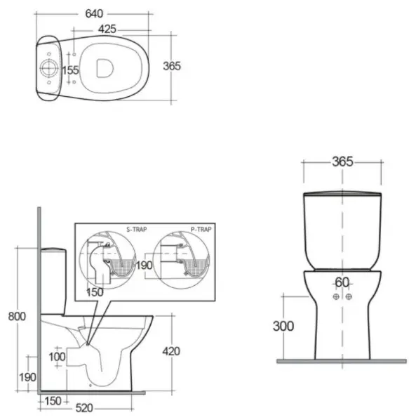 Rak Ceramics унитаз MORWC1146AWHA, санфарфор