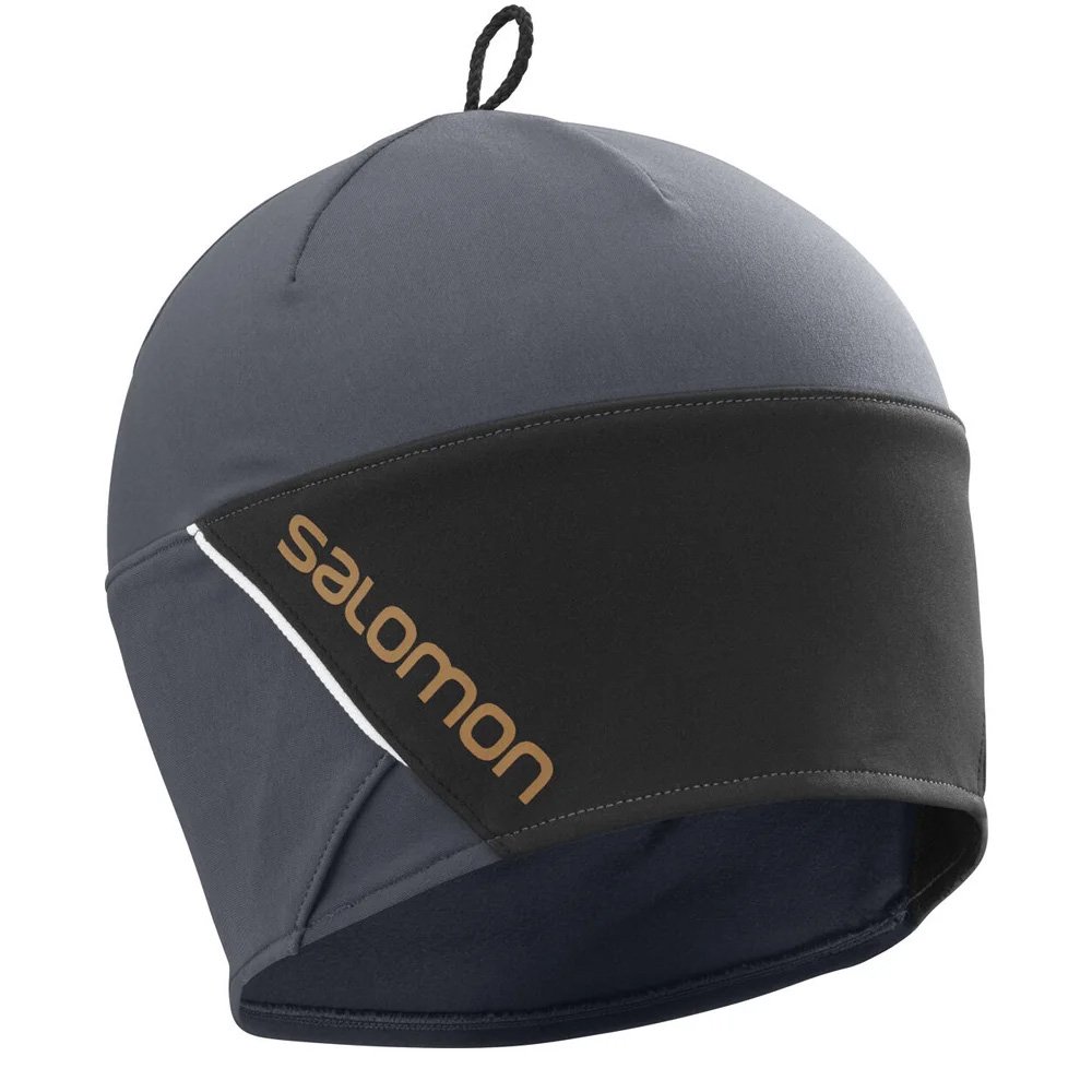 Шапка Salomon Rs C16239 черно-серая one size купить,NaN