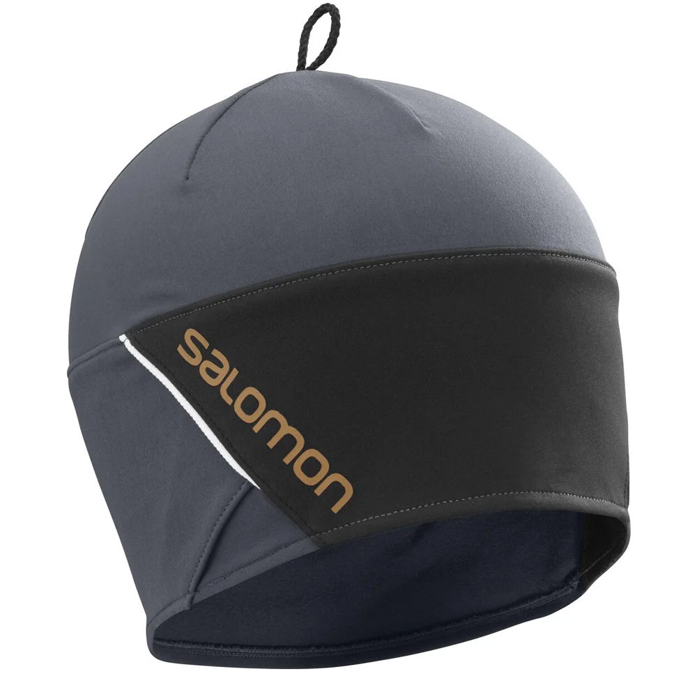 Шапка Salomon Rs C16239 черно-серая one size купить,NaN