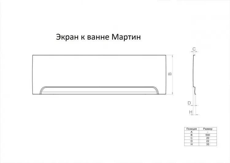 Ванна KABINKA.KZ Мартин 120 120x120 см, акрил