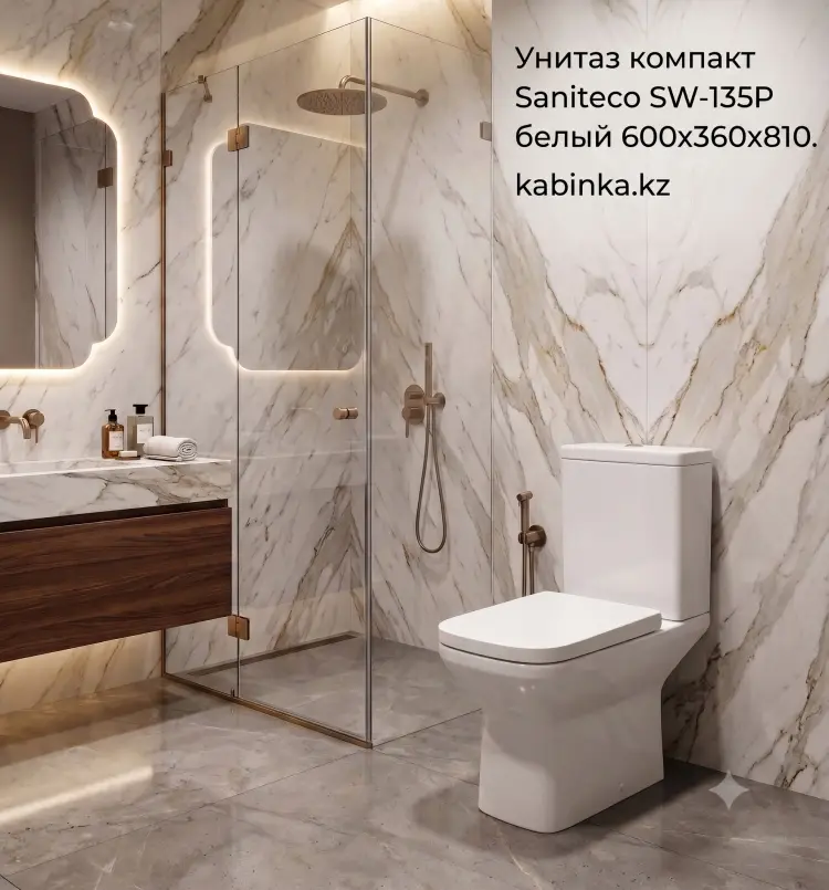 Унитаз Saniteco SW-135P, санфарфор