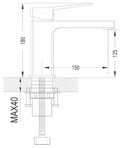 Смеситель Shevanik S6901, латунь, цвет хром купить,NaN