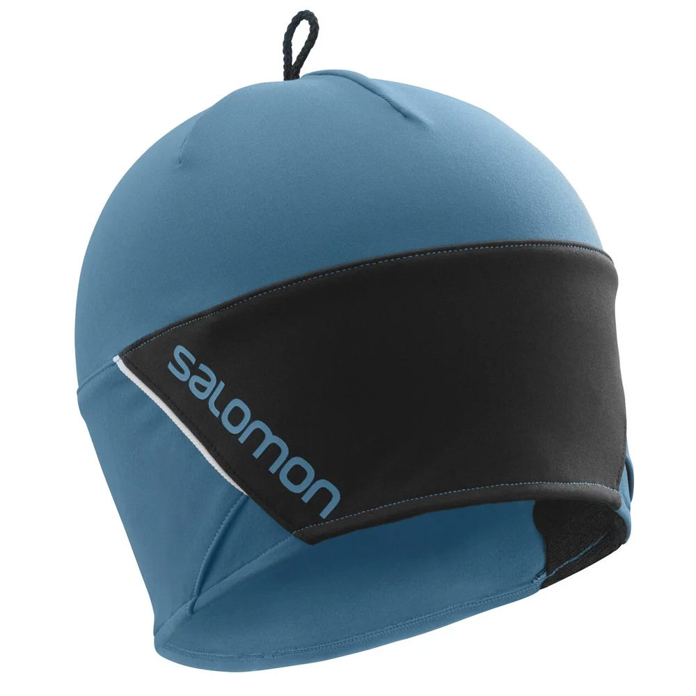 Шапка Salomon Rs C16240 черно-голубая one size купить,NaN