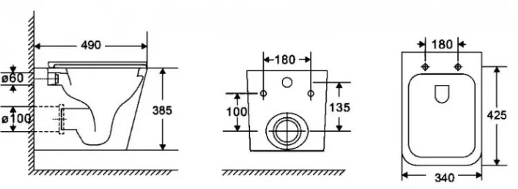 Grossman унитаз с инсталляцией 97.4479SQC.05.30M, санфаянс купить,NaN