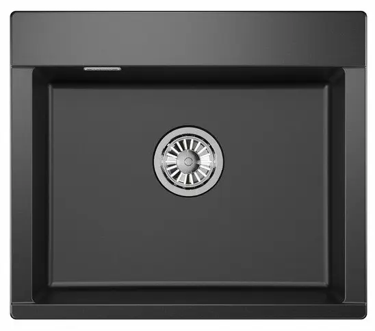 Кухонная мойка GRANULA ESTETICA ES-5804 58х50х22 см, кварцевый песок, тон шварц