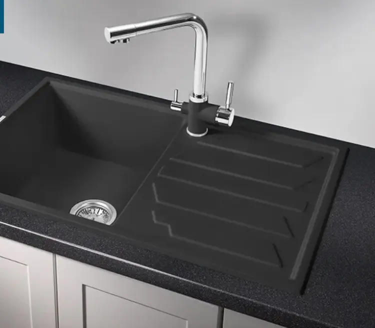 Кухонная мойка GRANULA 8002 80х50х20 см, кварцевый песок, тон турмалин купить,282100