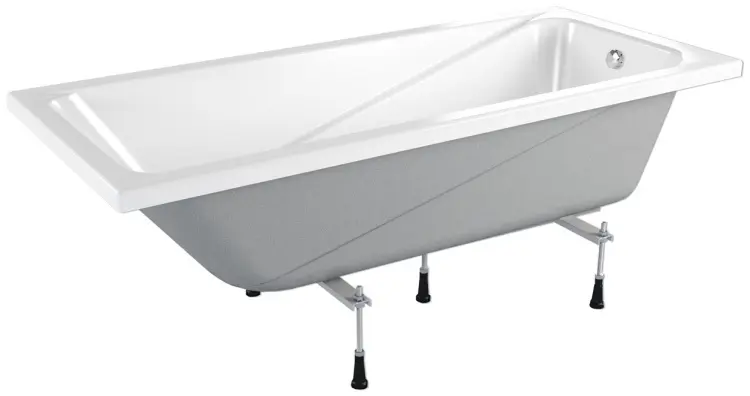 Ванна прямоугольная МетаКам LIG170 170x70 см, акрил