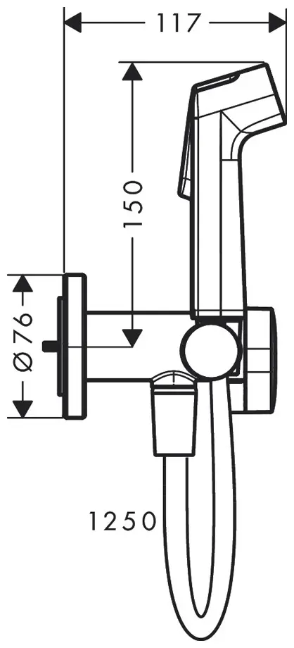 Hansgrohe гигиенический душ 29232340 купить,179976