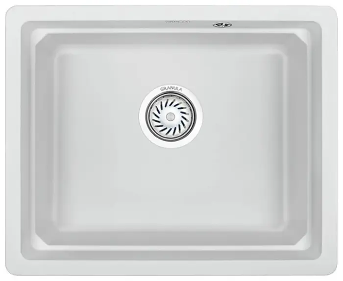 Кухонная мойка GRANULA KS-5501U 55х45х22 см, кварцевый песок, тон арктик