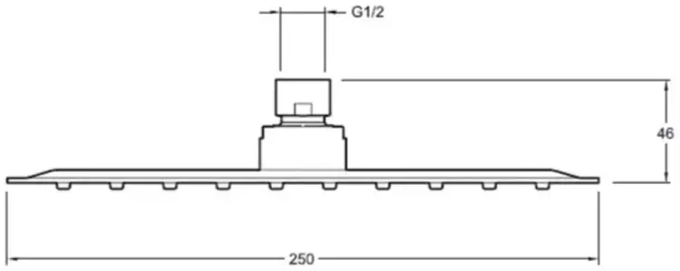 Jacob Delafon верхний душ Metro E26601-CP