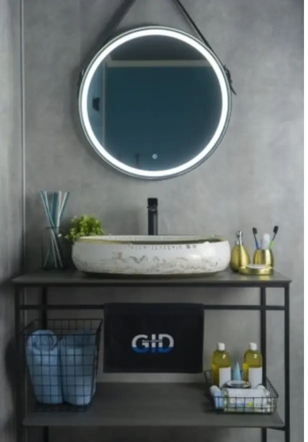Раковина GID-ceramic Nc472 накладная овальная 60х41 см, керамика